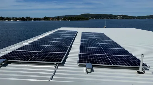 Residential solar panel installation on a Central Coast home