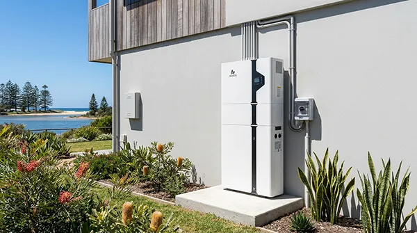 Home solar battery storage