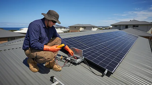 Solar panel maintenance and servicing